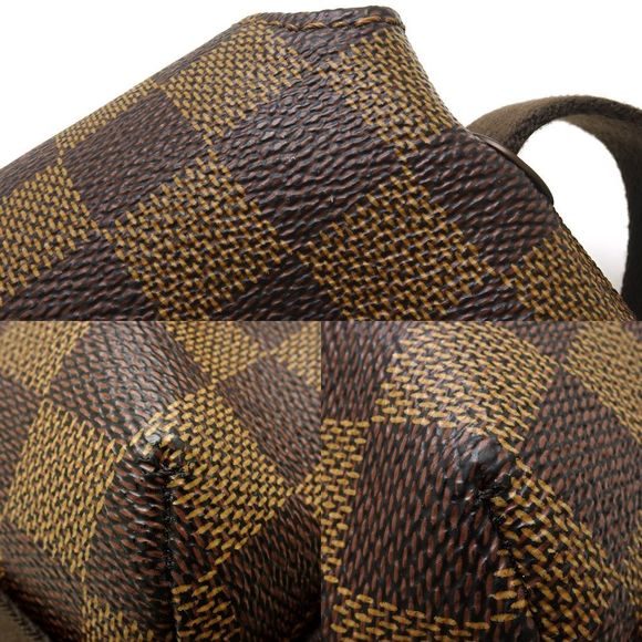 Louis Vuitton Damier Brooklyn MM Ebene Diagonal Shoulder Brown - Picture 6 of 8
